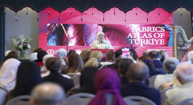 Emine Erdoğan Anadolu tekstilini first lady lere tanıttı
